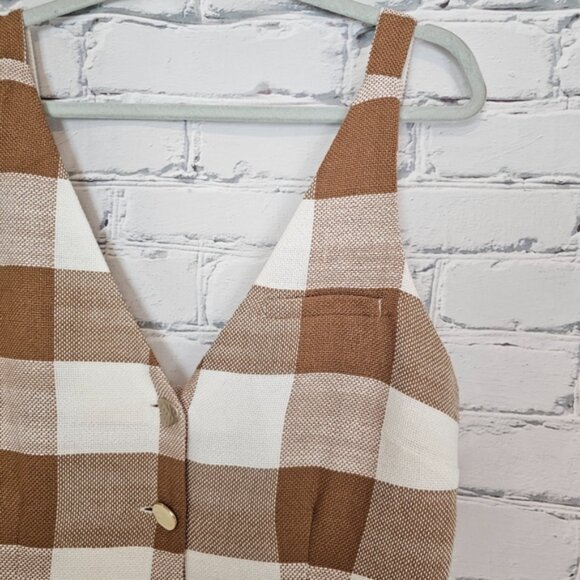 Staud Samuel Check Mini Dress - Picture 4 of 7